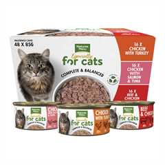 Natures Menu Adult Wet Cat Food - Multipack - 48x85g cans